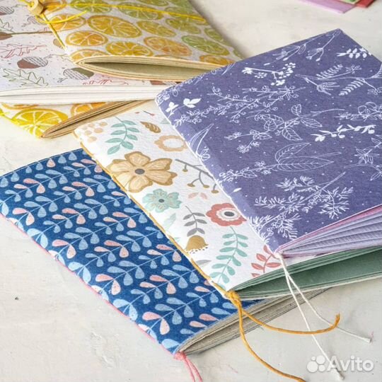 Записные книжки из бумаги ручной работы