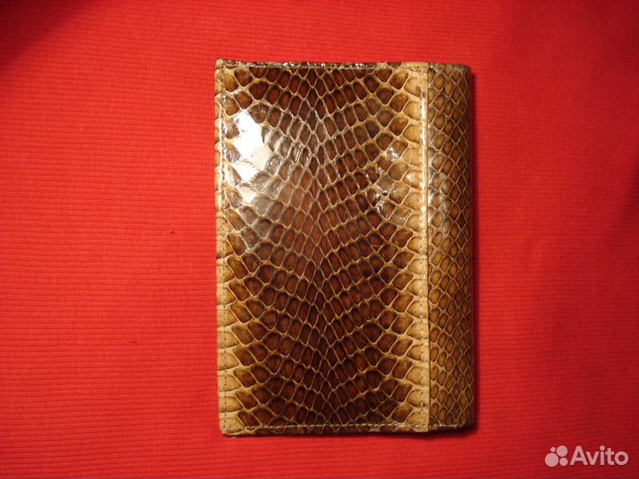 Портмоне Кожа Кобры Змея Италия Модное Стиль