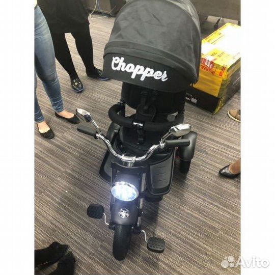 Велосипед с ручкой трехколесный Chopper