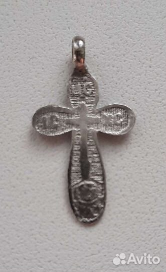 Крестик нательный серебро 84 проба