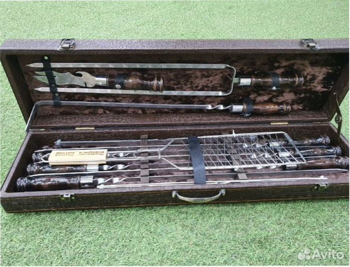 Подарочные шампура в кейсе