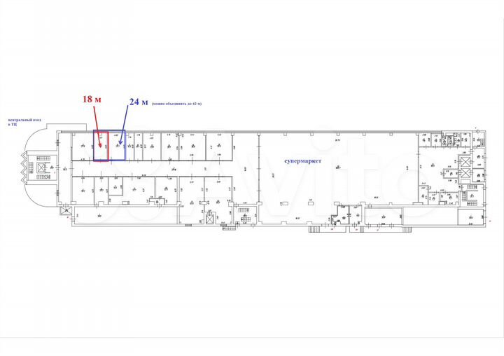 Торговая площадь, 18 м²