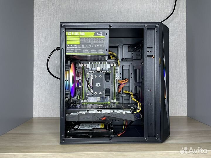 Игровой пк Intel Rx 570 озу:16гб