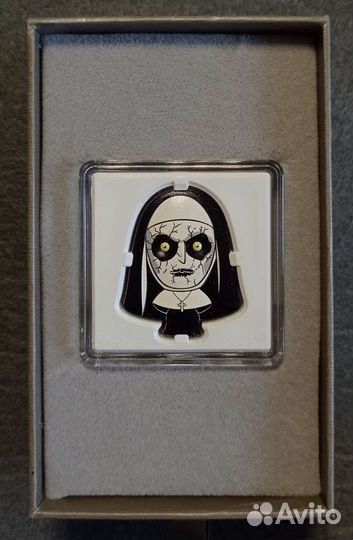 Монета Ниуэ 2022 Хоррор Монахиня Чиби Серебро