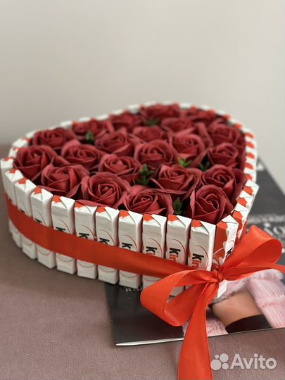 Сладкий букет из конфет