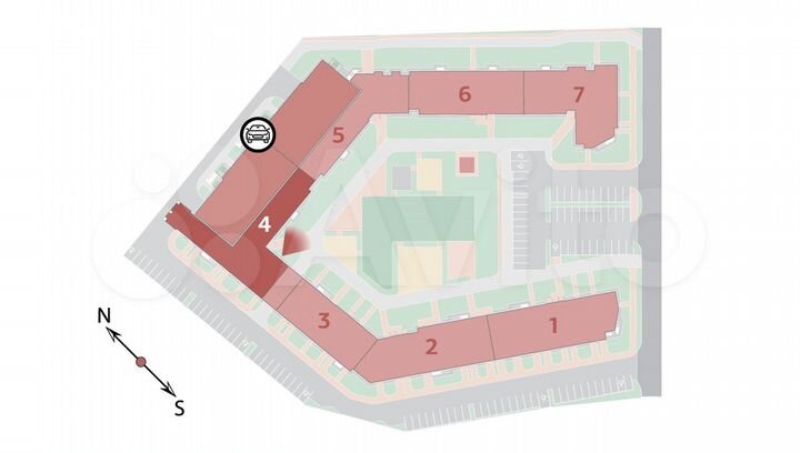 Квартира-студия, 25,3 м², 2/12 эт.