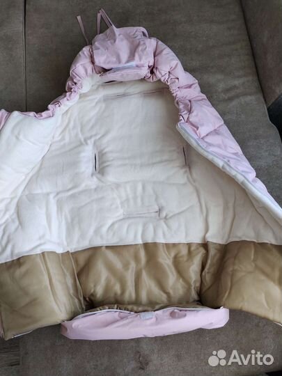 Зимний конверт в коляску мимими