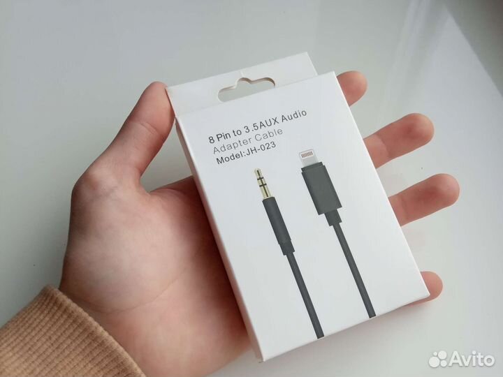 Переходник lightning 3.5 jack. iPhone / AUX