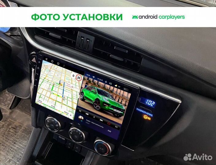 Магнитола 6.128 qled Toyota Corolla 2016-2019