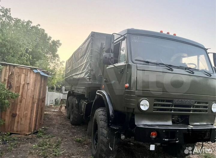 Тент на венный камаз 53501