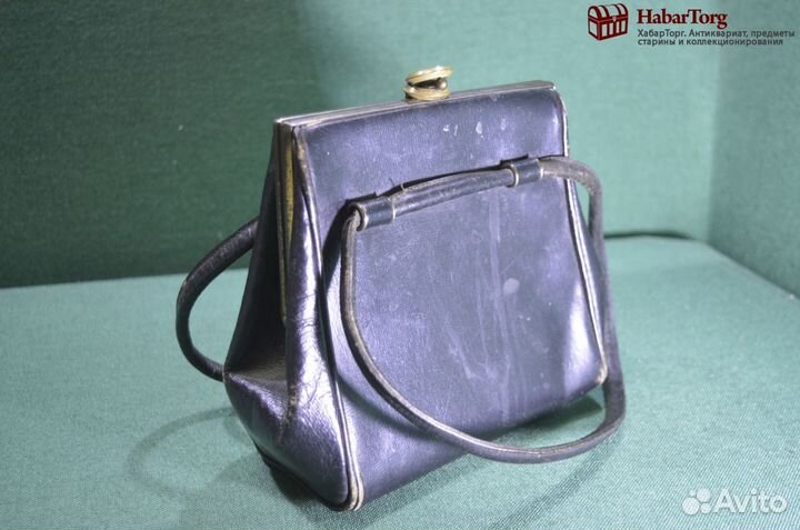 Сумка женская дамская винтажная. Редикюль. Черная