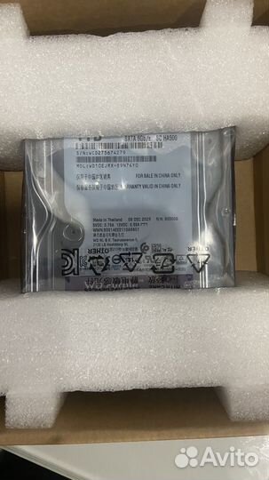 Жесткий диск wd purple 1 tb новый