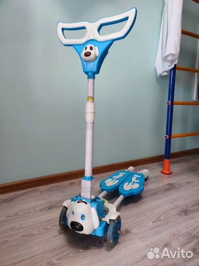 Самокат детский трехколесный бу