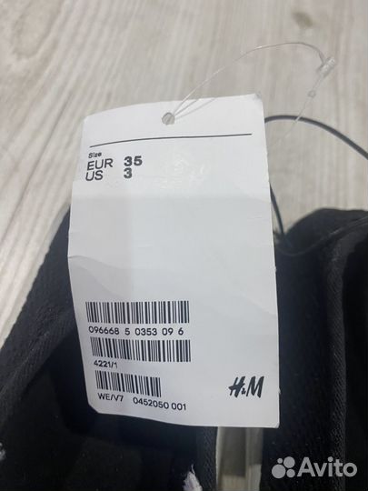 Кеды H&M новые