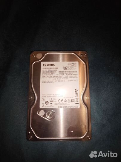 Жесткий диск 2 тб toshiba
