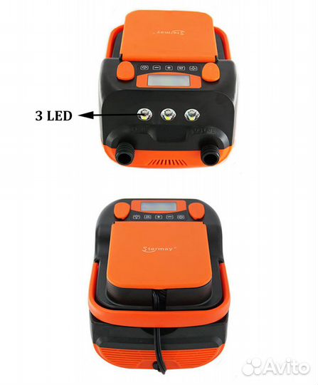 Насос для Sup и лодки электрический 16psi