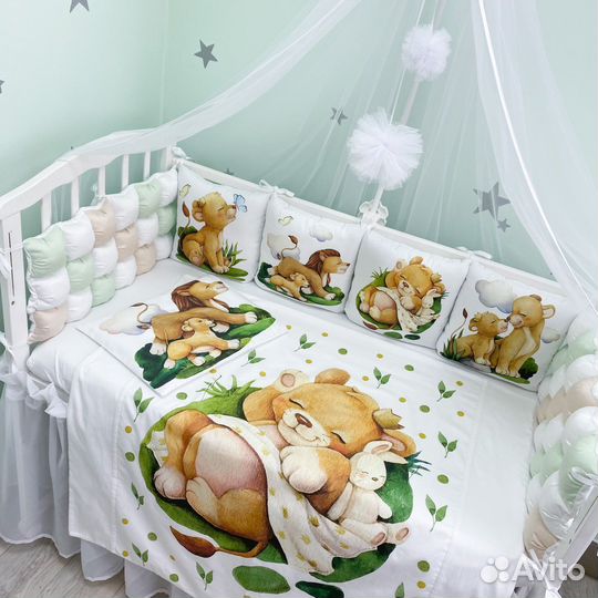 Бортики в кроватку (комплекты под заказ )