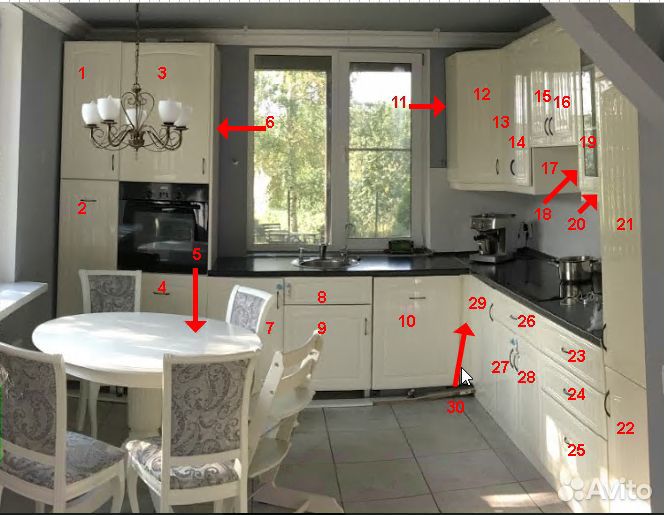 Кухонные фасады из мдф под покраску