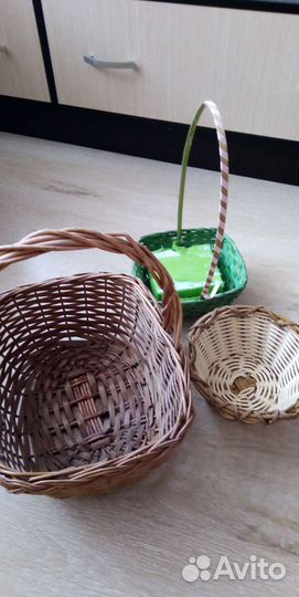 Корзины плетеные