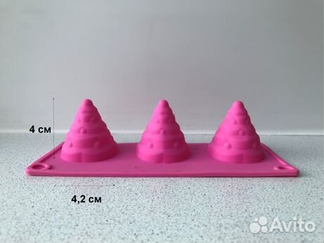 Форма Ёлки мыло/свечи/шоколад