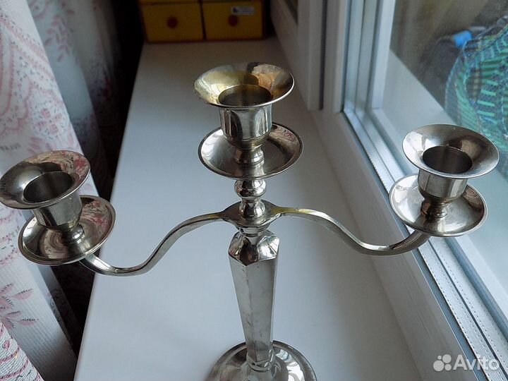 Подсвечник, канделябр на 3 свечи