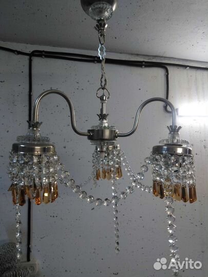 Люстра хрусталь СССР