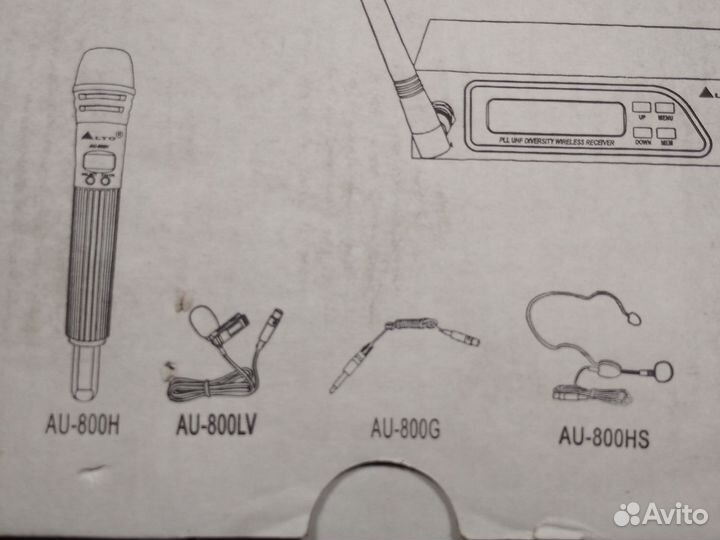 Микрофон радиосистема alto au-800r