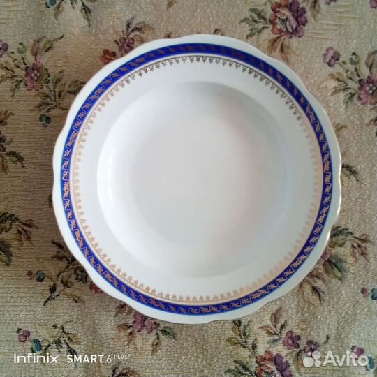 Тарелка суповая старая Польша 4 шт