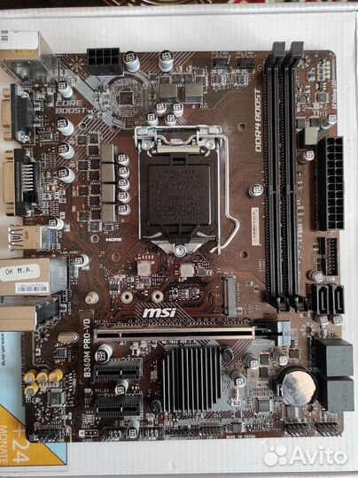 Материнская плата MSI B360M PRO-VD