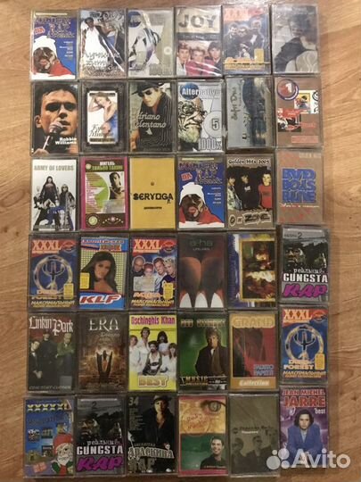 Аудиокассеты новые запечатанные