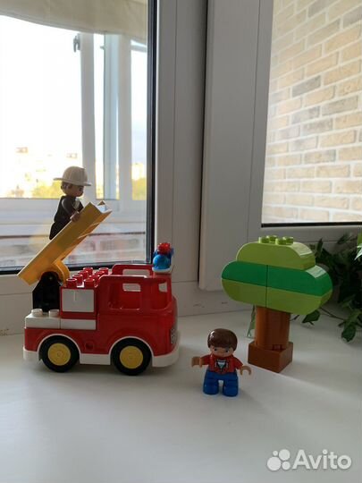 Машина пожарная lego duplo