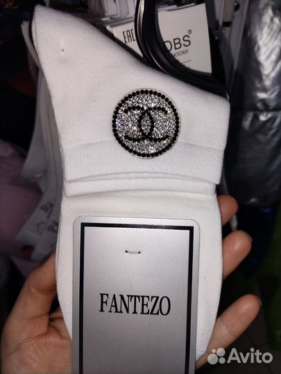 Носки со стразами