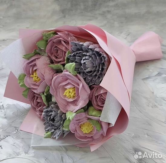 Букет из зефира съедобный