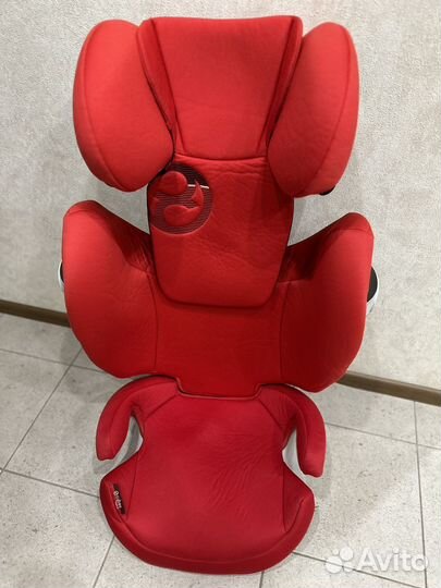 Автокресло cybex solution m fix/Infra red-red