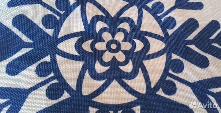 Наволочка 45 на 45 рогожка новогодняя