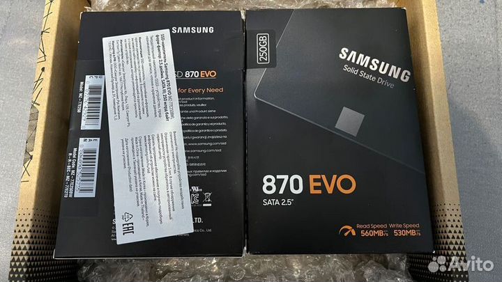 SSD Samsung 870 EVO 250GB