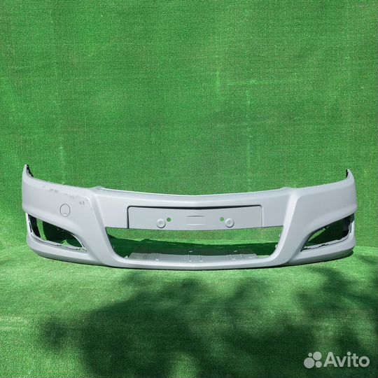 Бампер передний opel astra h грунт рестайлинг
