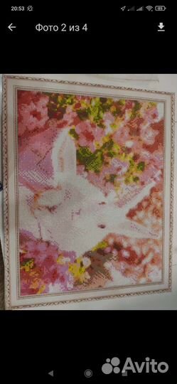 Готовая собранная алмазная мозаика