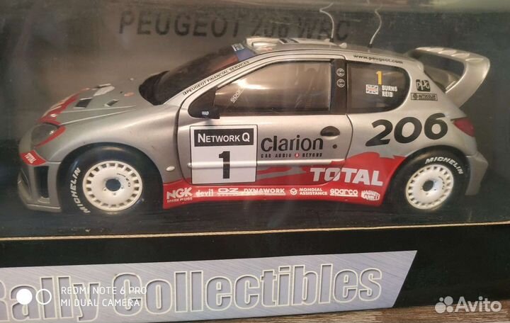 Пежо 206 Ралли,1:18,San Star