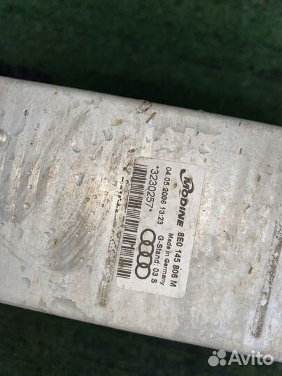 Итеркулер передний правый Audi A4 B7 8ED 8E0145806