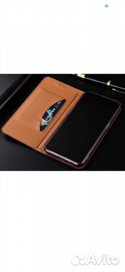 Чехол-книжка для Oneplus Nord 2 5G из нат. кожи