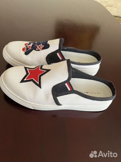 Обувь для девочки слипоны шлепанцы Tommy Hilfiger