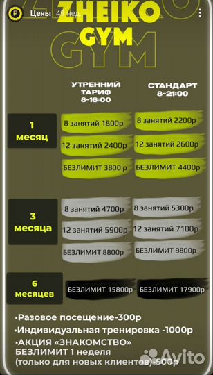 Персональный фитнес тренер