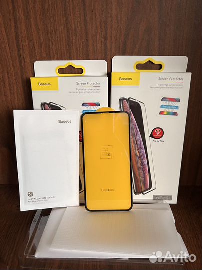 Защитное стекло на iPhone X/XS Baseus