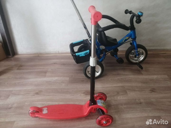 Самокат детский трехколесный