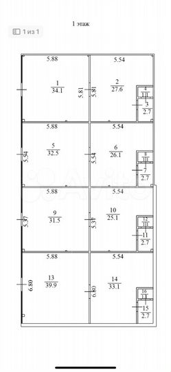Торговая площадь, 64 м²