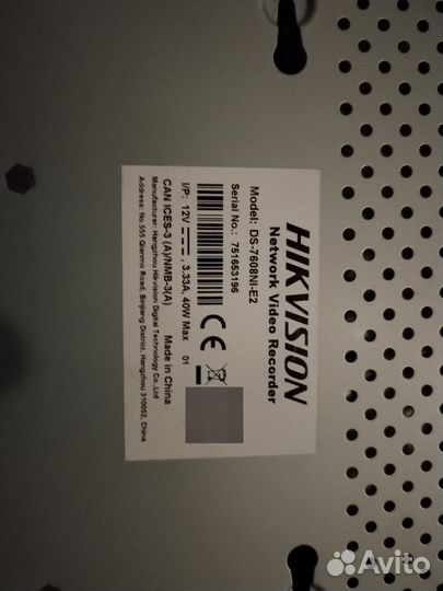 Ip видеорегистратор ds-7608ni-e2 hicvision