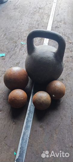 Гиря 24 кг бу