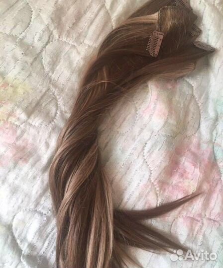 Набор волос на заколках