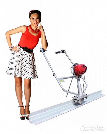 Виброрейка с бензиновым двигателем